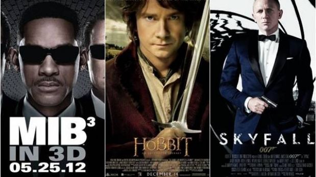 "Hombres de Negro 3" lidera la lista de películas con más errores del 2012