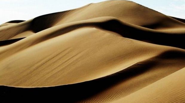 Colores y texturas de las dunas del sur del Perú