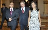 Lula da Silva fue recibido por Ollanta Humala en Palacio de Gobierno