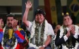 Presidentes de cuatro países se reúnen para respaldar a Evo Morales