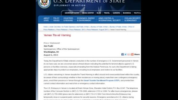 Estados Unidos y el Reino Unido piden a sus ciudadanos abandonar Yemen