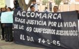 Familiares de las víctimas de masacre de Accomarca realizaron plantón