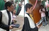 Tumbes: sacerdote usa su tablet para realizar ceremonia litúrgica