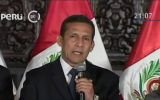 Humala invocó a políticos a unirse de cara a los Panamericanos del 2019