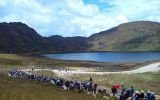 Cajamarca: manifestantes marcharon hacia las lagunas del proyecto Conga