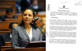 Fujimorismo presenta moción para interpelar a Mónica Rubio