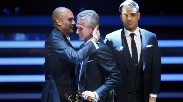Heynckes le dejó la posta a Guardiola en el Bayern (Reuters).