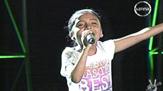 Valeria Zapata en "La voz kids".