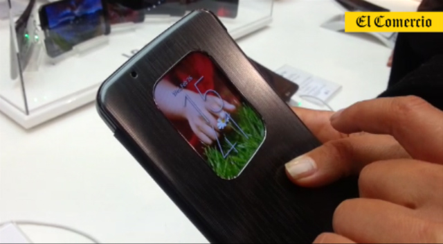 MWC14: te mostramos el smartphone curvo y flexible de LG