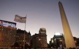 Argentina: Policía defiende las cámaras en el Obelisco