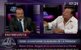 Malzón Urbina y Augusto Thorndike se insultaron en TV