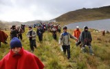 Conga: Antimineros queman la camioneta de un proveedor