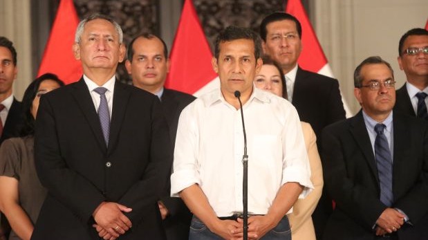 Humala: "Los ministros han puesto su cargo a disposición"