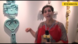 Patricia Camet y su obra hecha a base de materiales de desecho