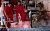 Bomberos ingieren licor en pleno local de trabajo