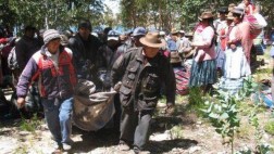 Mujer murió tras ser impactada por un rayo en Caylloma