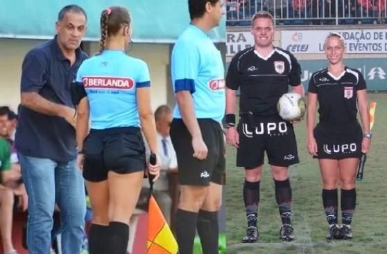 La réferi que fue piropeada por técnico: "No lo vi con malicia"
