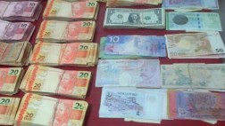 Incautan oro y dinero de varios países cuyo valor es US$90.000