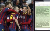 WhatsApp sobre el Barza fue calificado de "sarta de mentiras"