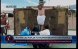 Semana Santa: internos escenificaron el vía crucis