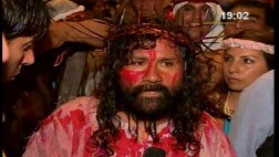 Suspendieron el vía crucis de Mario Valencia, el 'Cristo cholo'