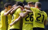 Con goles de Lewandowski y Reus, Dortmund goleó 4-2 al Mainz