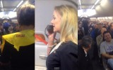 VIDEO: Esta aeromoza lanza el discurso más divertido del mundo