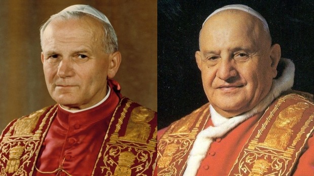 Juan XXIII y Juan Pablo II ascienden a los altares como santos