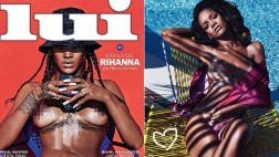 Rihanna realizó su 'topless' más osado para revista francesa