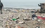 Al menos nueve playas están repletas de escombros y basura