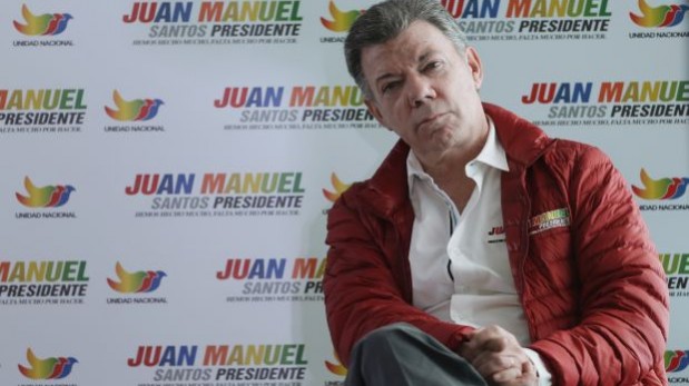 El presidente Santos llama mentiroso a su rival Zuluaga