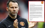 Ryan Giggs se despidió como jugador del United con esta carta