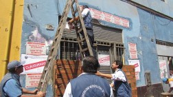 Multan y clausuran locales inseguros en el Centro de Lima