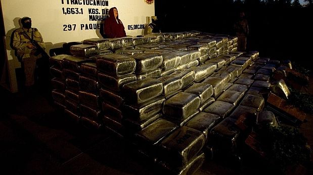 Hallan casi 2 toneladas de marihuana en escuela de samba