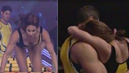 "Esto es guerra": Melissa Loza sufrió dolorosa caída