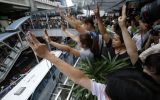 El pueblo de Tailandia protesta como en 'The Hunger Games'