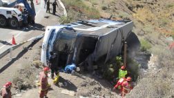 Bebe de cuatro meses falleció tras vuelco de bus