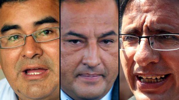 Tres presidentes regionales con orden de prisión en 21 días