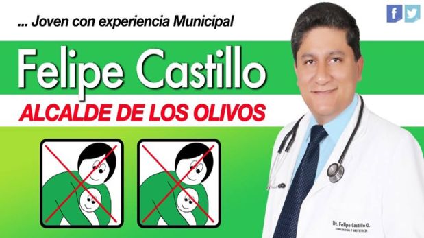 Felipe Castillo Oliva, el hijo, es actual regidor en la Municipalidad de Lima por Siempre Unidos