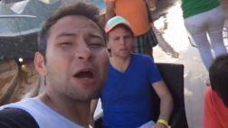 Video muestra cuando joven mexicano cae de un crucero en Brasil