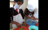 Escolares aprenden a cocinar con productos de Qali Warma