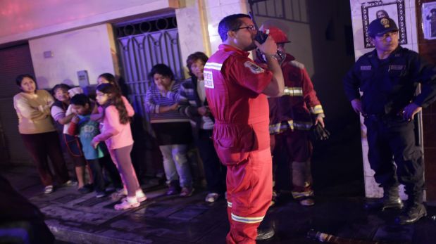 Incendio en el Cercado de Lima dejó un afectado por asfixia