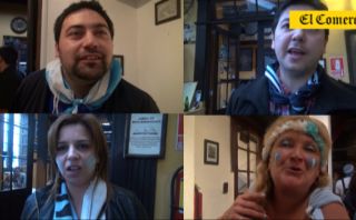 Pena argentina: así vivieron la final los albicelestes en Lima