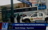 Hombre murió arrollado por bus en terminal Plaza Norte