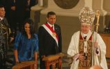 Presidente Humala y cardenal Cipriani se reunieron en Palacio