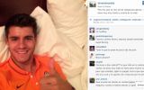 Hinchas se burlan de lesión de Morata y éste les responde así