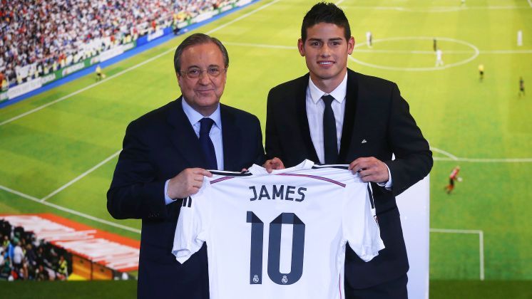 Así fue la presentación de James Rodríguez en el Real Madrid