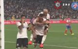 Guerrero salió golpeado en la goleada de Corinthians al Bahía