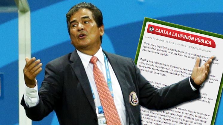 Pinto: "Si ser estricto me hace mala persona, entonces lo soy"