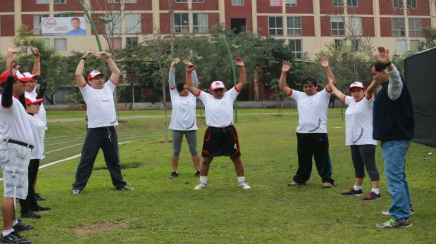 Algunos deportistas de la Asociación Nacional de Pacientes en Diálisis y Trasplante.